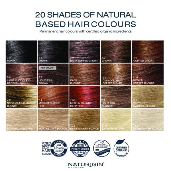 NATURIGIN HAIR COLOUR SWATCH 1080x1080px 270422 DIGITAL pdf | MCCP COIFFURE BIO